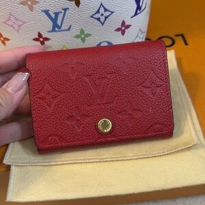 Louis Vuitton Business Card Holder in Cherry M58457